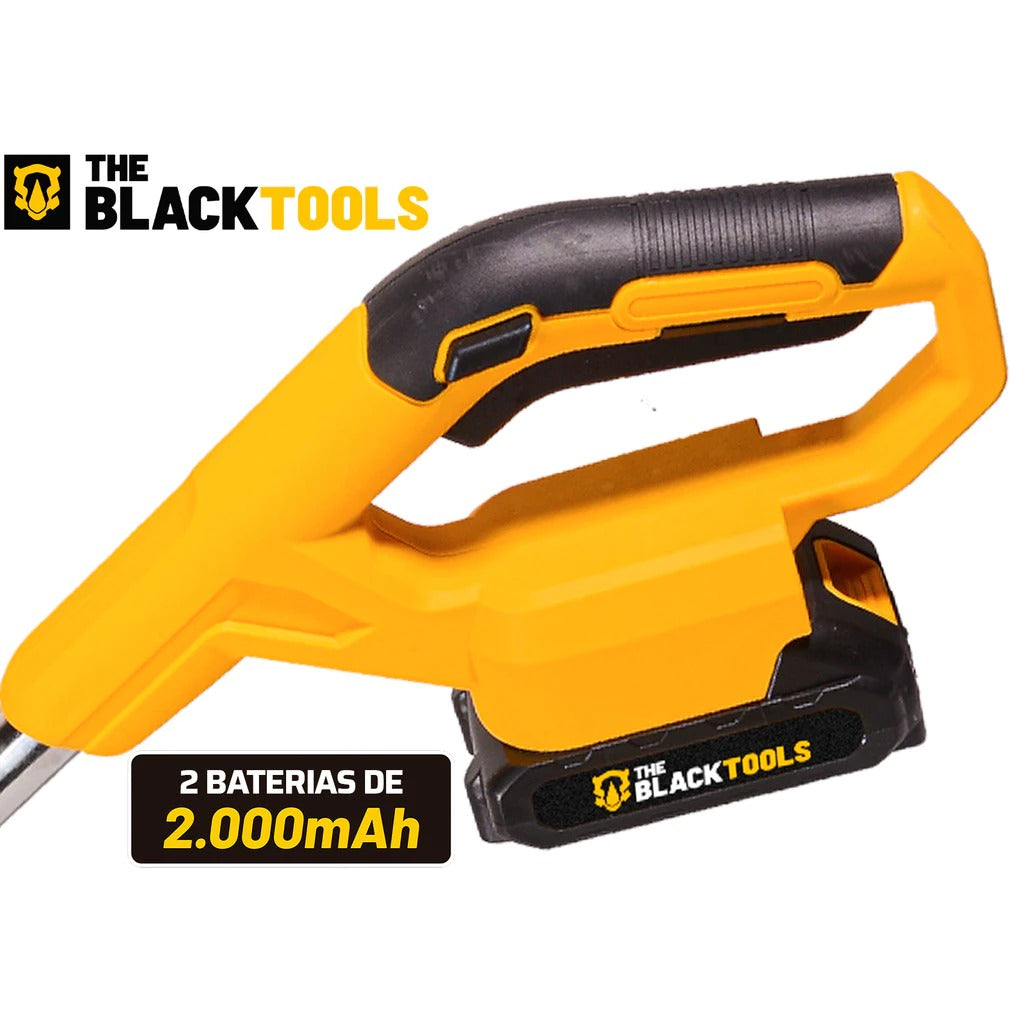 Roçadeira Elétrica Cortador De Grama Elétrico Recarregável 2 Baterias - 1 ANO DE GARANTIA