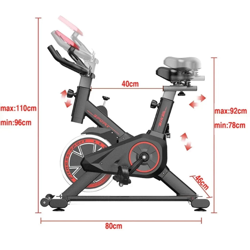 Bicicleta Bike Ergometrica Spinning Academia Fitness Profissional 120kg