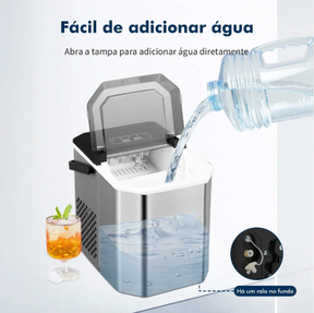 (PROMOÇÃO BLACK FRIDAY) Smartice - Maquina de Gelo Portátil - 1 Ano de Garantia